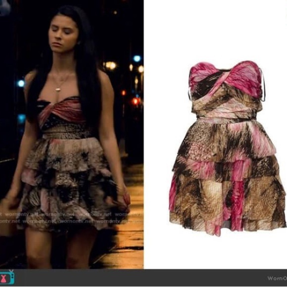 Diane von Furstenberg • Brighton Tiered silk chiffon Dress - Picture 2 of 16